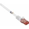 Renkforce RF-5043884 RJ45 síťové kabely, propojovací kabely CAT 6 U/UTP 2.00 m bílá s ochranou, bez halogenů 1 ks