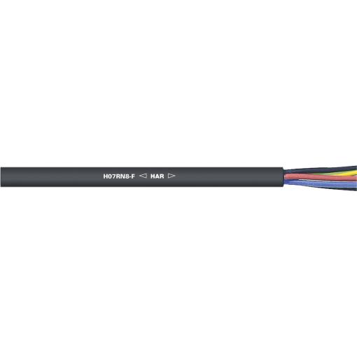 LAPP 1600611/1 připojovací kabel H07RN8-F 4 x 4 mm² černá metrové zboží