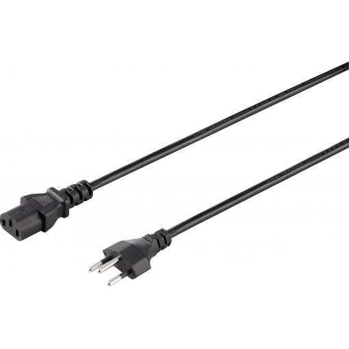 Sygonix SY-5042720 IEC kabel černá 2.00 m