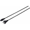 Sygonix SY-5042732 notebook síťový kabel černá 1.80 m