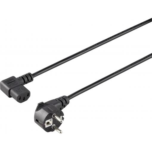 Sygonix SY-5042710 IEC kabel černá 2.00 m