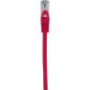 Renkforce RF-5044050 RJ45 síťové kabely, propojovací kabely CAT 6A S/FTP 0.50 m červená samozhášecí 1 ks