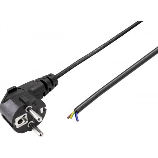 Sygonix SY-5044220 napájecí kabel černá 1.50 m