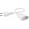 Sygonix SY-5044232 napájecí prodlužovací kabel, bílá, 0.20 m