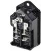 TRU COMPONENTS TC-10088376 IEC zástrčka C13/C14 C14 zástrčka, vestavná rovná Počet kontaktů: 3 10 A černá 1 ks