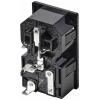 TRU COMPONENTS TC-10088388 IEC zástrčka C13/C14 C13 zásuvka, vestavná vertikální, zástrčka, vestavná rovná Počet kontaktů: 3 10 A černá 1 ks