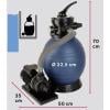 T.I.P. - Technische Industrie Produkte 30307 SPF 180 Filtrační zařízení bazénu 4500 l/h 6 m