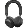 Jabra Evolve2 75 Headset uzavřená (Over Ear) kabelová černá Indikátor nabití, Vypnutí zvuku mikrofonu telefon