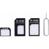 Renkforce RF-5044718 adaptér na SIM kartu Přizpůsobeno z: Nano SIM , Micro SIM Přizpůsobené pro: Micro SIM , Standardní SIM