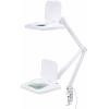 TOOLCRAFT TO-7567476 Lupa s LED osvětlením, 60 SMD LED, 7,5 x 6,2 900 lm zvětšení=1.75 x Třída energetické účinnosti 2021 F (A - G)