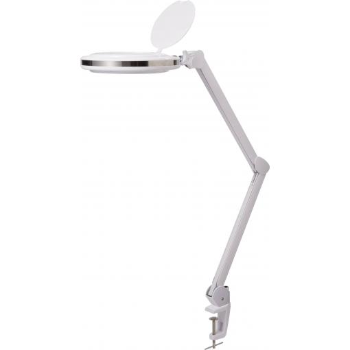 TOOLCRAFT TO-7567479 Lupa TOOLCRAFT se stmívatelným LED osvětlením 730 lm 127 mm (5) se svorkou, 8 dioptrií, 3x zvětšení zvětšení=3.0 x 12.7 cm Třída