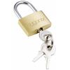 Sygonix SY-5045282 visací zámek 24.7 mm částečně se stejným uzavíráním zlatožlutá na klíč
