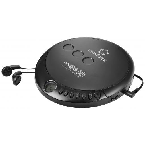 Renkforce RF-CDP-200 přenosný CD přehrávač Discman CD, MP3 černá
