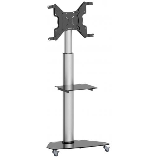 SpeaKa Professional SP-TVC-500 TV kolečkový vozík 94,0 cm (37) - 203,2 cm (80) podlahový stojan, nastavitelná výška, naklápěcí