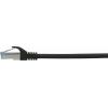 Renkforce RF-5047474 RJ45 síťové kabely, propojovací kabely CAT 6A S/FTP 5.00 m černá samozhášecí 1 ks