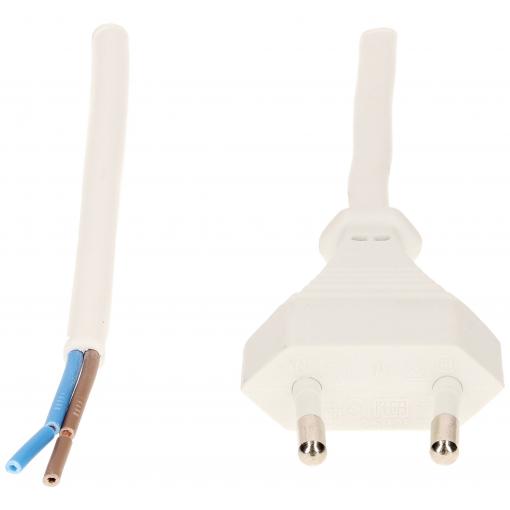 Max Hauri 108786 napájecí kabel bílá 3 m