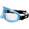3M Fahrenheit FHEIT uzavřené ochranné brýle s ochranou proti poškrábání modrá, černá EN 166 DIN 166