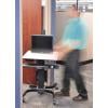 Ergotron WorkFit-C Mobilní pracoviště pro PC pro práci v sedě nebo ve stoje 1 Displej: (s) 25,4 cm (10) - 76,2 cm (30) černá, šedá nastavitelná výška,