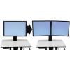 Ergotron WorkFit-C Mobilní pracoviště pro PC pro práci v sedě nebo ve stoje 1 Displej: (s) 25,4 cm (10) - 76,2 cm (30) černá, šedá nastavitelná výška,