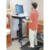 Ergotron WorkFit-C Mobilní pracoviště pro PC pro práci v sedě nebo ve stoje 1 Displej: (s) 25,4 cm (10) - 76,2 cm (30) černá, šedá nastavitelná výška,
