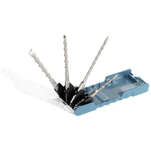 Makita E-13596 sada spirálového vrtáku na kámen 4dílná 5 mm, 6 mm, 8 mm, 10 mm SDS plus 1 sada
