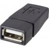 adaptér USB 2.0 [1x micro USB 2.0 zásuvka B - 1x USB 2.0 zásuvka A], černá