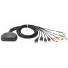SpeaKa Professional SP-KVM-210 2 porty přepínač KVM HDMI klávesnice 4096 x 2160 Pixel