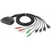 SpeaKa Professional SP-KVM-210 2 porty přepínač KVM HDMI klávesnice 4096 x 2160 Pixel