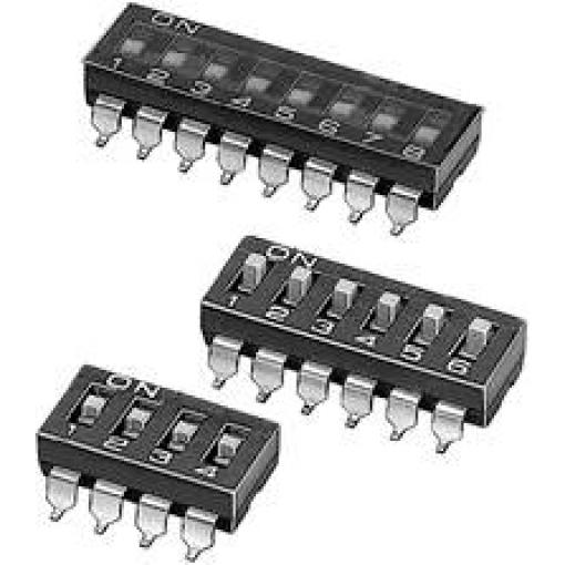 Omron A6S-2101-H DIP spínač Pólů 2 SMD 1 ks Bag