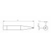 Weller RTMS 006 S MS pájecí hrot dlátový Velikost hrotů 0.60 mm Obsah 1 ks