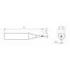 Weller RTMS 004 S MS pájecí hrot dlátový Velikost hrotů 0.20 mm Obsah 1 ks