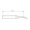 Weller RTPS 001 C MS pájecí hrot konický Velikost hrotů 0.10 mm Obsah 1 ks