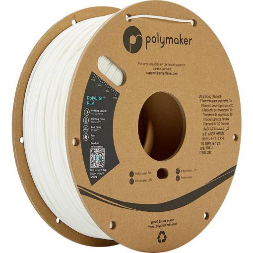 Polymaker PA02002 PolyLite vlákno pro 3D tiskárny PLA plast 1.75 mm 1000 g bílá PolyLite™ PLA 1 ks