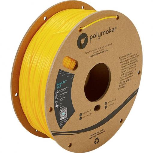 Polymaker PA02007 PolyLite vlákno pro 3D tiskárny PLA plast 1.75 mm 1000 g žlutá PolyLite™ PLA 1 ks