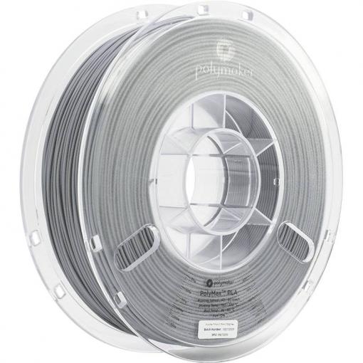 Polymaker PA06003 PolyMAX Tough vlákno pro 3D tiskárny PLA plast Vysoká tuhost, Vysoká pevnost v tahu, Nárazuvzdorný 1.75 mm 750 g šedá PolyMax 1 ks