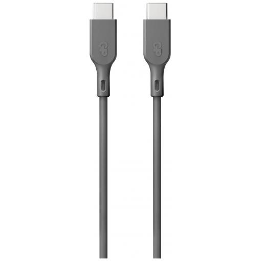GP Batteries Nabíjecí kabel USB USB 2.0 USB-C ® zástrčka, USB-C ® zástrčka 1.00 m šedá GPCBCC1PGYUSB252