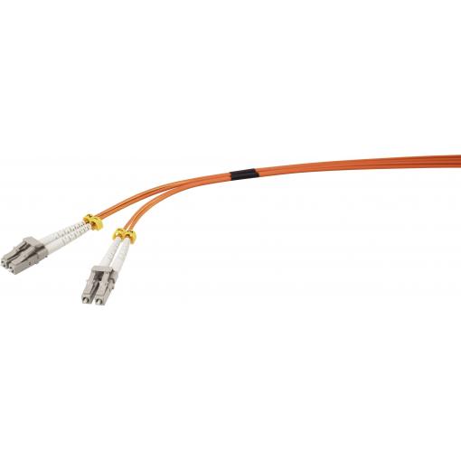 Renkforce RF-5189148 optické vlákno optické vlákno kabel 1.00 m oranžová [1x zástrčka LC - 1x zástrčka LC] 50/125 µ Multimode OM2