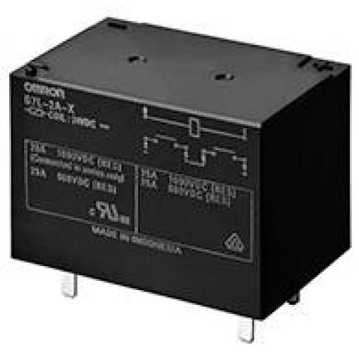 Omron, G7L-2A-X-L-DC12 napájecí relé, monostabilní, 1 cívka, 1000 V/DC, 20 A, 1 ks