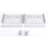 Bopla UM 62609 L ULTRAMAS_SET pouzdro na stůl (d x š x v) 290.90 x 258.90 x 62.20 mm ABS šedobílá (RAL 7035) 1 sada