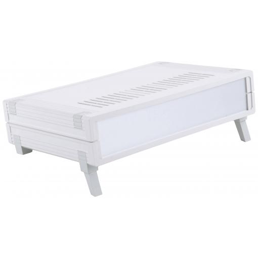 Bopla UM 62609 L ULTRAMAS_SET pouzdro na stůl (d x š x v) 290.90 x 258.90 x 62.20 mm ABS šedobílá (RAL 7035) 1 sada