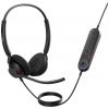 Jabra Engage 40 Headset uzavřená (Over Ear) kabelová stereo černá Redukce šumu mikrofonu regulace hlasitosti telefon