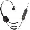 Jabra Engage 40 Headset uzavřená (Over Ear) kabelová, Bluetooth® mono černá Redukce šumu mikrofonu regulace hlasitosti telefon
