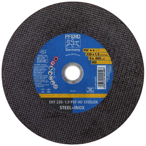 PFERD TOOLS EHT 230-1,9 PSF HD STEELOX 61728327 sada řezných kotoučů 230 mm 25 ks nerezová ocel, ocel
