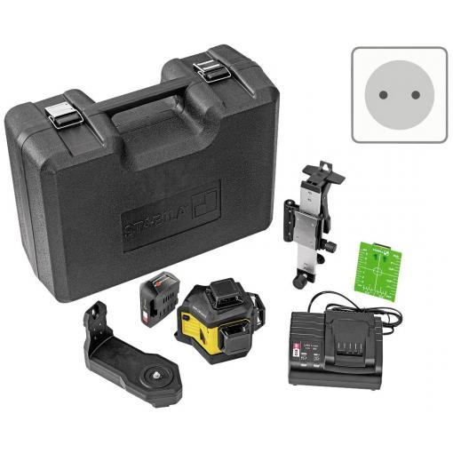 Stabila LAX 600 G, 12-V-System, 7-pcs (EU) multiliniový laser samonivelační dosah (max.): 40 m