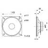Visaton R 10 S - 4 Ohm 4 palec 10.16 cm širokopásmový reproduktor 20 W 4 Ω černá