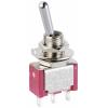 TRU COMPONENTS TC-9957460 Páčkový spínač 125 V/AC, 250 V/AC 3 A 1x zap/zap s aretací 1 ks