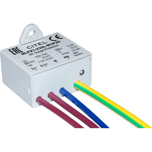 Citel 711216 MLPX1-230L-W/IP20 přepěťová ochrana pro vestavbu Přepětová ochrana pro: odbočnice 10 kA 1 ks