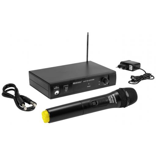 ruční řečnický mikrofon Omnitronic VHF-101 Druh přenosu:bezdrátový spínač