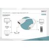 Digitus DisplayPort adaptér Konektor DisplayPort, Mini DisplayPort konektory 0.15 m bílá DB-340405-001-W Kabel DisplayPort