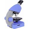 Bresser Optik 8851300WXH000 blau dětský mikroskop monokulární 640 x procházející světlo